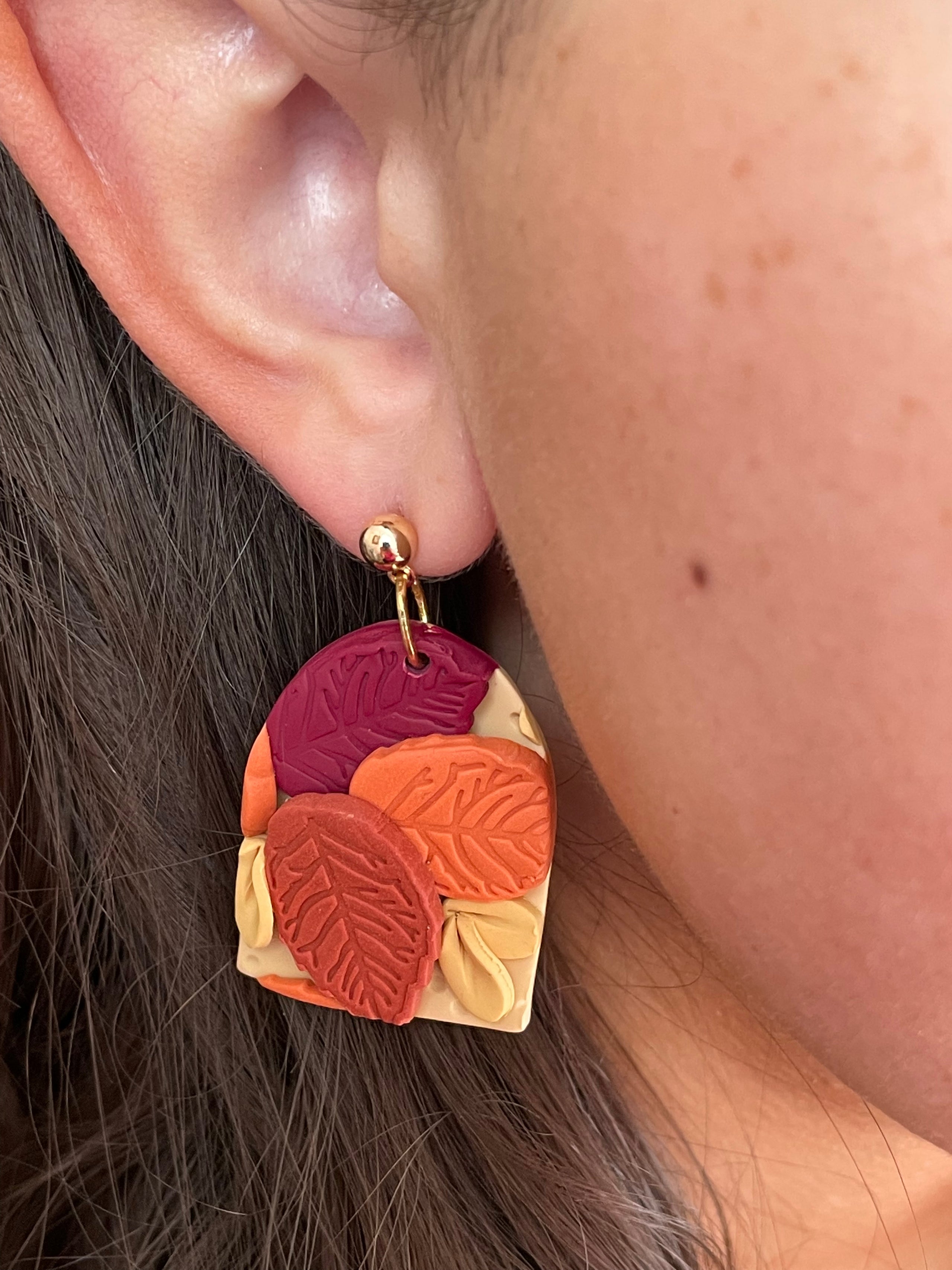 Autumn good dangles | polymer clay earrings